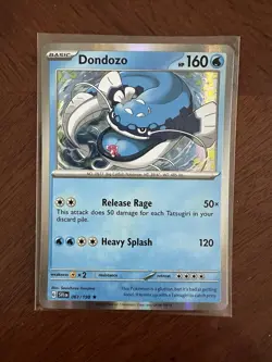Dondozo 061/198 VERTICAL LINE HOLO EXCLUSIVE Pokemon Scarlet & Violet TCG Nm/m - Image 1