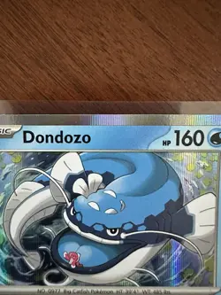 Dondozo 061/198 VERTICAL LINE HOLO EXCLUSIVE Pokemon Scarlet & Violet TCG Nm/m - Image 2