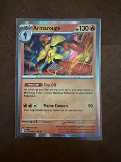 Armarouge 041/198 VERTICAL LINE HOLO USA EXCLUSIVE Pokemon NM - Image 1