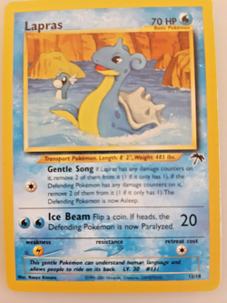 Pokemon TCG Lapras Southern Islands 12 Regular Promo Promo - Image 1