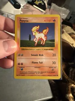 1999 Vintage Pokemon Shadowless Base Set PONYTA 60/102 - LP - Image 1