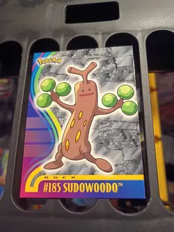 Pokemon Topps Johto League Champions 2001 Blue Label #185 Sudowoodo - Image 1