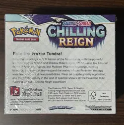 Pokemon TCG Chilling Reign Booster Box Sealed SWSH6 With Mag Acrylic Case - Image 3