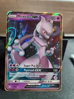Mewtwo GX 31/68 Ultra Rare Hidden Fates Pokemon - Image 1