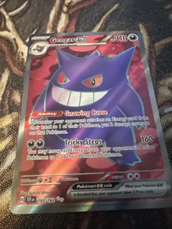Pokemon Gengar ex 193/162 Full Art Temporal Forces *NM* 👻 - Image 2