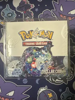 Pokemon TCG: Scarlet & Violet Stellar Crown Factory Sealed Booster Box - Image 1