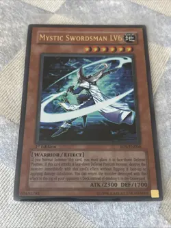 Yugioh! Mystic Swordsman LV6 RDS-EN008 Ultra Rare 1st Edition NM - Image 1