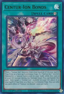 Centur-Ion Bonds - MP24-EN300 - Ultra Rare - 1st Edition NM Yugioh 25th Annivers - Image 1