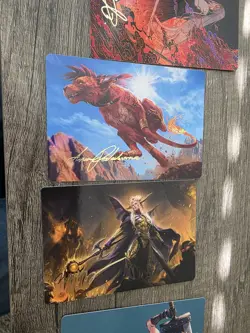 MTG Final Fantasy Cloud Sephiroth, Fabled SOLDIER Art Series Gold-Stamp Card - Image 3
