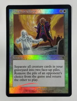 Death Or Glory Foil Invasion Near Mint NM MTG Magic The Gathering - Image 1