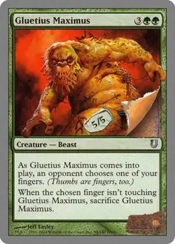 2x Gluetius Maximus - Foil Unhinged MP MTG - Image 1