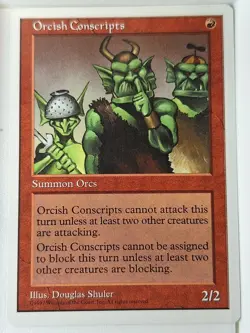 Orcish Conscripts - 5th Edition Core Set - Magic the Gathering MTG Nice! - Image 1