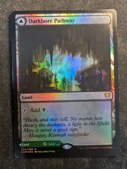 Darkbore Pathway / Slitherbore Pathway - Foil - Kaldheim (MTG) - Image 1
