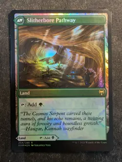 Darkbore Pathway / Slitherbore Pathway - Foil - Kaldheim (MTG) - Image 2