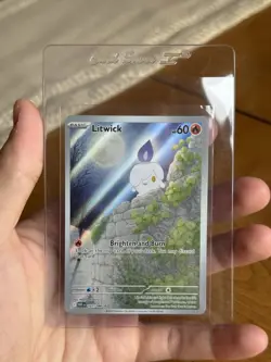 Pokemon TCG: Litwick 101/086 Illustration Rare SV: White Flare - Image 1