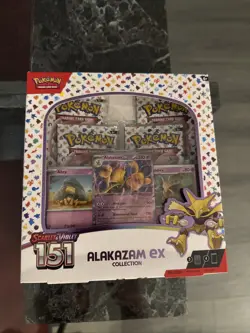 Pokemon 151 Alakazam ex Collection Box - New, Factory Sealed - Image 1