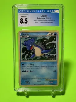 CGC 8.5 Lapras HGSS14 Holo Black Star Promo Pokemon HGSS Undaunted NM/Mint - Image 1
