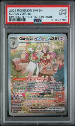 2023 POKEMON SVI EN-SCARLET & VIOLET #245 GARDEVOIR EX PSA 9 - Image 1