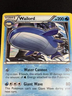 Pokemon Wailord 26/124 - Dragons Exalted - Holo - NM - Image 2