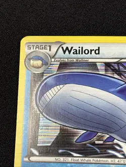 Pokemon Wailord 26/124 - Dragons Exalted - Holo - NM - Image 3