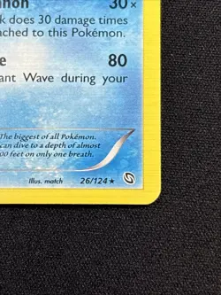 Pokemon Wailord 26/124 - Dragons Exalted - Holo - NM - Image 5