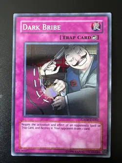 Dark Bribe GX04-EN002 Super Rare Game Promo Near Mint Yugioh - Image 1