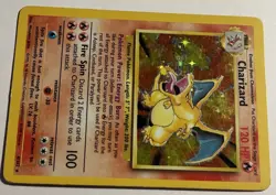 Charizard Holo Base Set Unlimited (1999) Original Vintage Pokemon Cards - Image 2