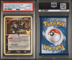Greninja Gold Star SWSH144 Celebrations ETB Promo Pokemon Card PSA 10 - Image 3