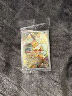 Eevee 173 Prismatic Evolutions ETB Promo Alt Art Holo Pokemon TCG Card SEALED - Image 1
