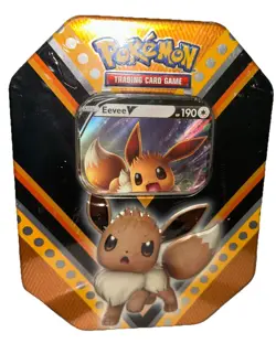 Nintendo Pokemon V Powers Tin Trading Card Game EEVEE Sealed New 820650807794 - Image 1