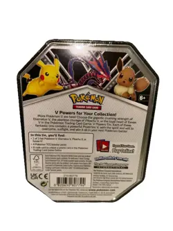 Nintendo Pokemon V Powers Tin Trading Card Game EEVEE Sealed New 820650807794 - Image 2