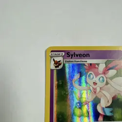 Sylveon 35/78 Pokemon GO Set Holo Rare Pokemon Card TCG 2022 - Image 3