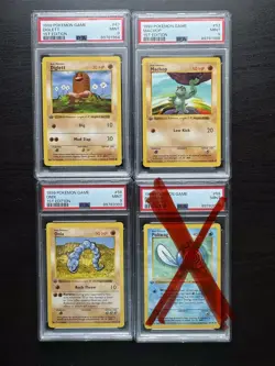 private listing2: pokemon 1st edition lot PSA 9 graded READ DESCRIPTION - Image 1