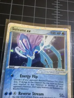 Pokemon TCG Suicune EX holo Rare 94/95 Team Magma And Team Aqua Ungraded - Image 2
