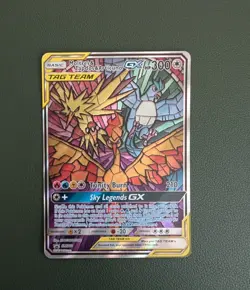 2016 POKEMON SM BLACK STAR PROMOS #SM210 MOLTRES ZAPDOS ARTICUNO GX TAG TEAM - Image 2