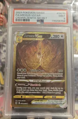 Pokemon SWSH - Crown Zenith - Arceus VSTAR PSA 9 - Gold FA - Secret - Image 3