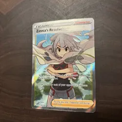 Zinnia's Resolve - 203/203 - Pokemon Evolving Skies Sword Shield Full Art NM - Image 2