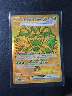 Teal Mask Ogerpon ex 177/131 Prismatic Evolutions Holo Pokemon Rare 3 Star Gold - Image 1