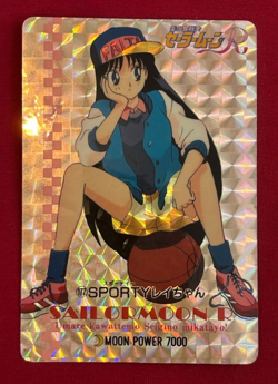 Sailor Moon Cards TCG No.177 Sailor Mars Raye Hino Rare Made in Japan Amada - Image 1
