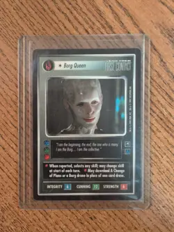 1997 Star Trek First Contact Borg Queen CCG Card - Image 1