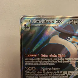 Pokemon Card Honchkrow GX 202/214 Unbroken Bonds Holo Full Art NM - Image 2
