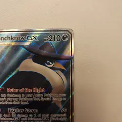 Pokemon Card Honchkrow GX 202/214 Unbroken Bonds Holo Full Art NM - Image 3