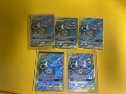 Blastoise & Piplup GX CSM2aC 156/150 SR Rare Pokemon Sun & Moon Chinese Card - Image 2