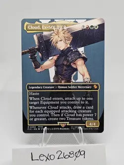 Cloud, Ex-SOLDIER (Borderless) / Final Fantasy MTG / NON-FOIL - Image 1