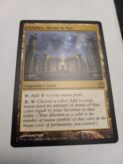 x1 Nykthos, Shrine to Nyx THS NM NON FOIL MTG - WTF - Image 1