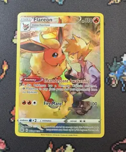 Pokemon TCG Flareon TG01/TG30 Swsh09: Brilliant Stars Trainer Gallery Holo - NM - Image 1