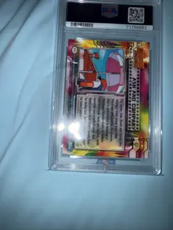 1999 TOPPS POKEMON THE FIRST MOVIE #9 ASH AND COMPANY FOIL PSA 7 - Image 4