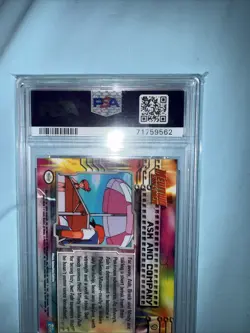 1999 TOPPS POKEMON THE FIRST MOVIE #9 ASH AND COMPANY FOIL PSA 7 - Image 5