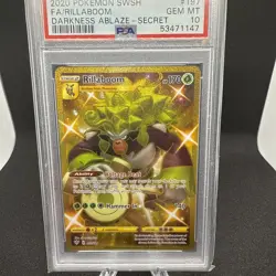 Pokemon TCG Rillaboom Darkness Ablaze 197/189 Holo Secret Rare psa 10 - Image 1