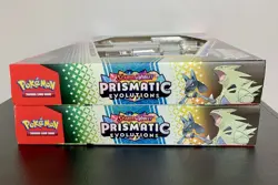 2 x Pokemon Prismatic Evolutions Lucario EX and Tyranitar EX Premium Collection - Image 5